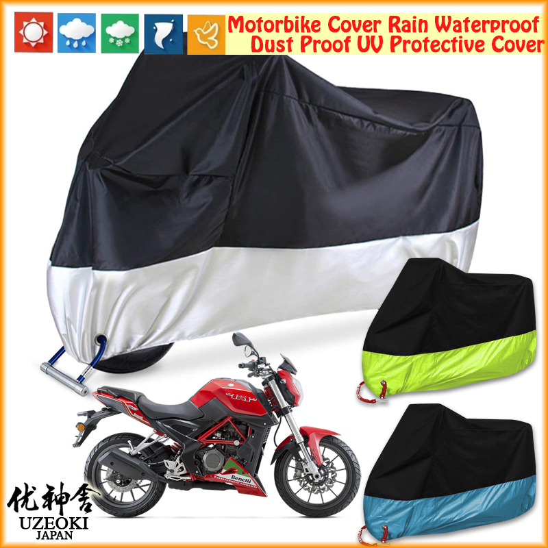 UZEOKI  BENELLI TNT 25  Motorcyle Cover Motorbike CoverNắp đậy xe máy Nắp đậy xe máy Nắp che xe máy Xe máy chống thấm nước che mưa che moto Selimut Động cơ Mưa Chống thấm Bụi Bụi UV Vỏ bảo vệ động cơ Sarung Motor