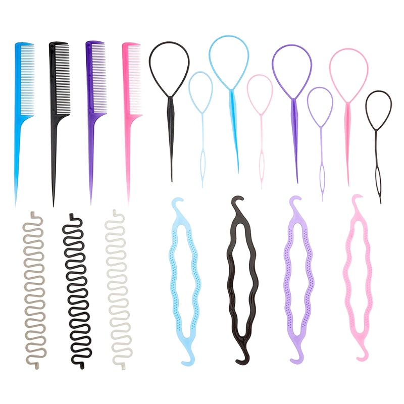 Bộ Dụng Cụ Tết Tóc Nhanh Chóng Thần Kỳ 19x