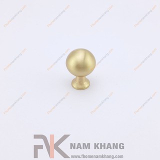 Núm cửa tủ đầu tròn màu vàng NK379-V (Màu Vàng)