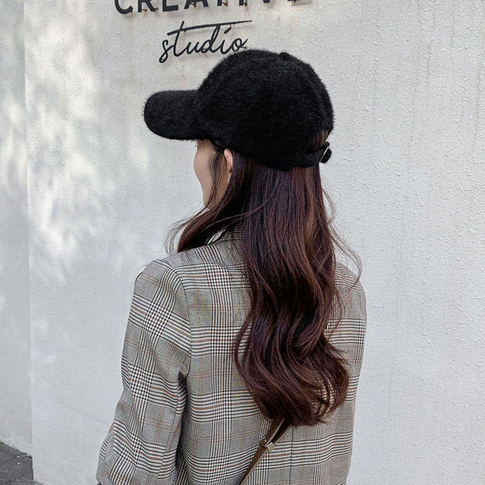 Mũ Lưỡi Trai Vải Len Lông Cừu Chống Nắng Thời Trang Thu Đông Dễ Thương Cho Nam