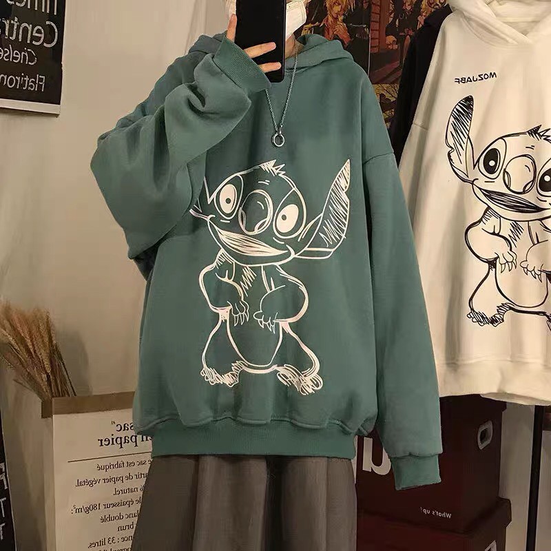 Áo hoodie unisex form rộng Nỉ hoạt hình Mozjabf nam nữ ullzang WIND | BigBuy360 - bigbuy360.vn