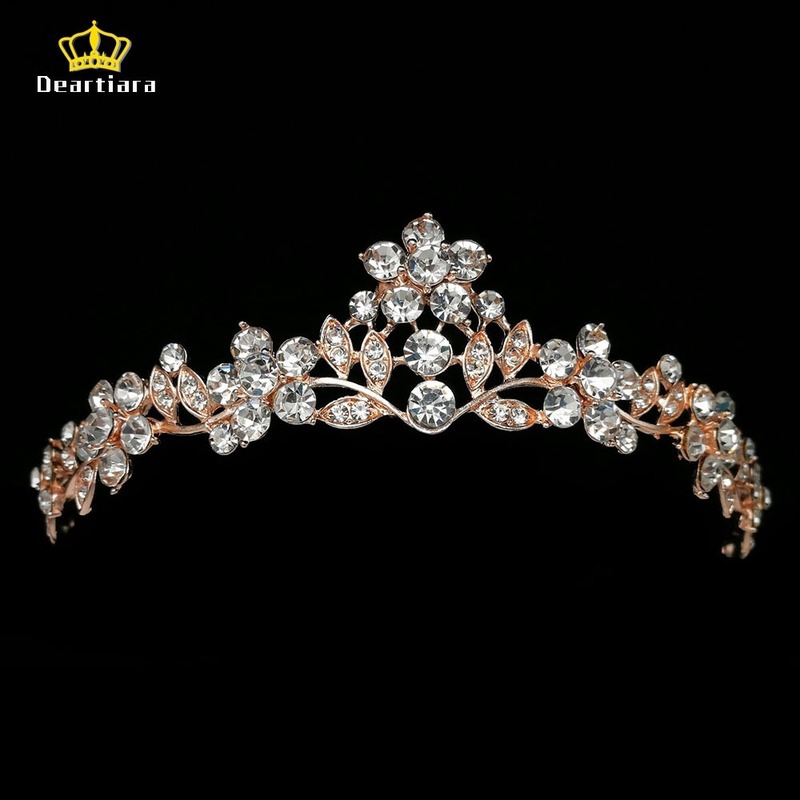 Vương miện đính pha lê trong tiệc cưới/ tiệc tùng/ lễ tốt nghiệp dành cho nữ
