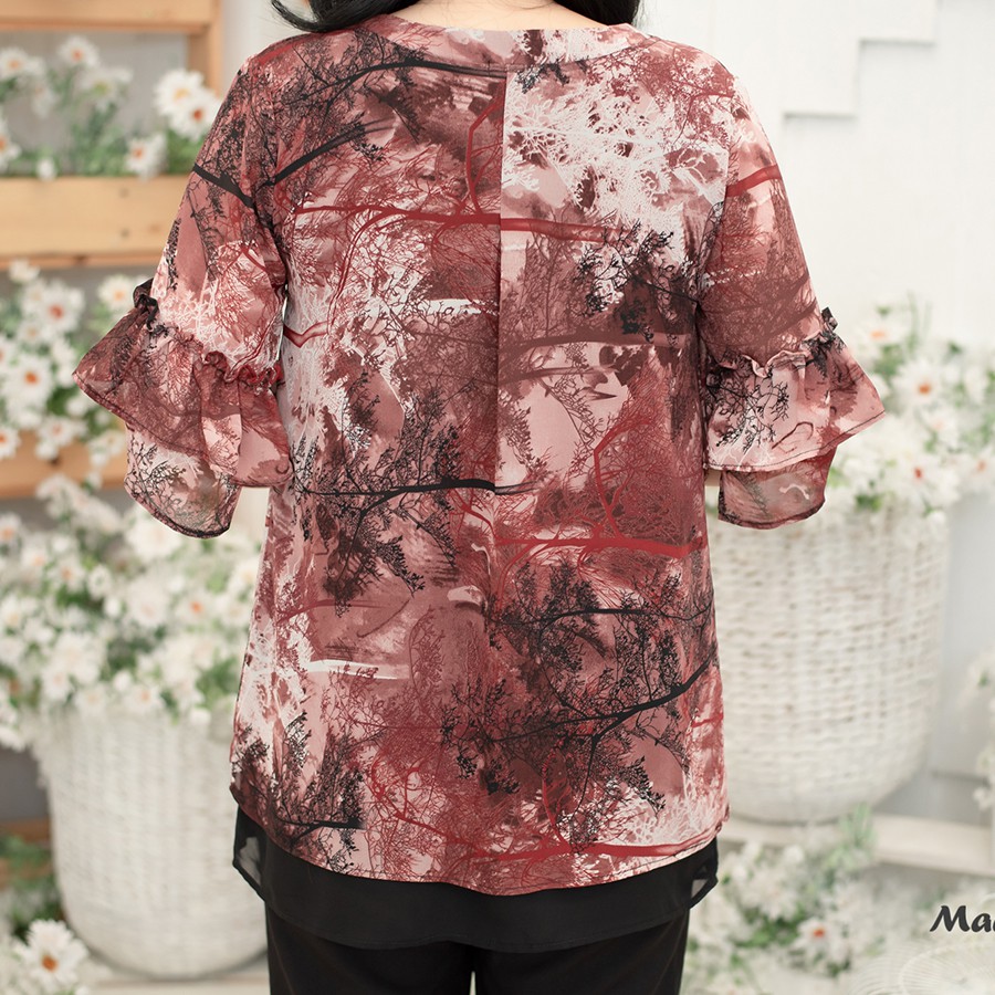 Madam Sotoni - Thời trang trung niên - Áo kiểu nữ trung niên - N3D01