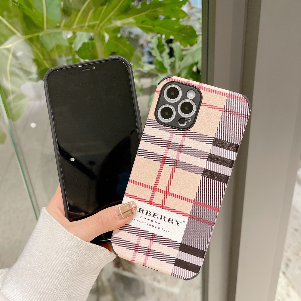 Ốp Điện Thoại In Logo Burberry Sang Trọng Cho iPhone 12pro Max SE2 11 pro Max X XS XR XSMAX 7 8 Plus