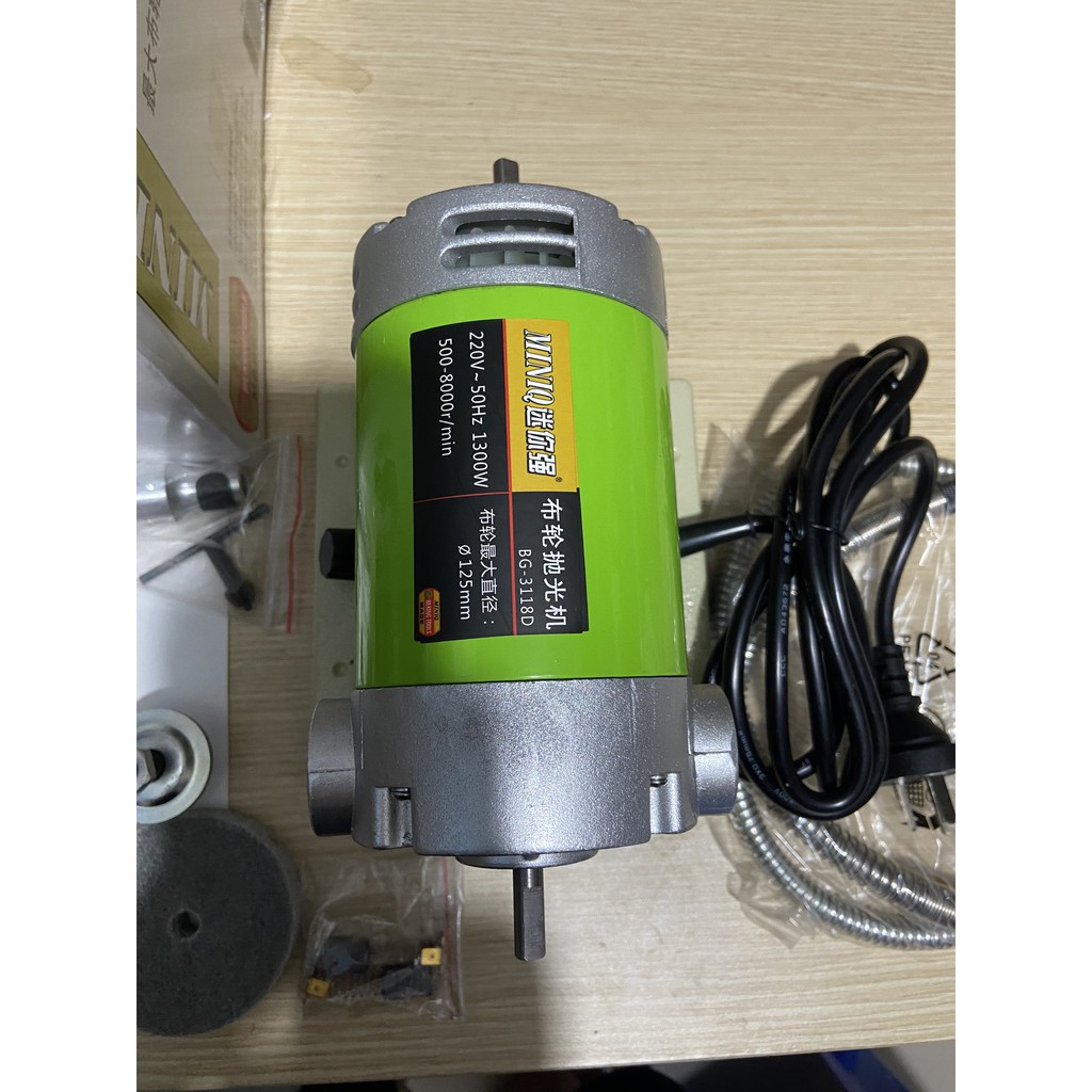⚡️𝐁𝐇 𝟏𝟐 𝐓𝐡𝐚́𝐧𝐠 𝐓𝐨𝐚̀𝐧 𝐐𝐮𝐨̂́𝐜⚡️ Máy mài MiniQ BG-3109 ⚡️ Công suất 480W - Động cơ 2 trục mạnh mẽ tích hợp nhiều chức năng