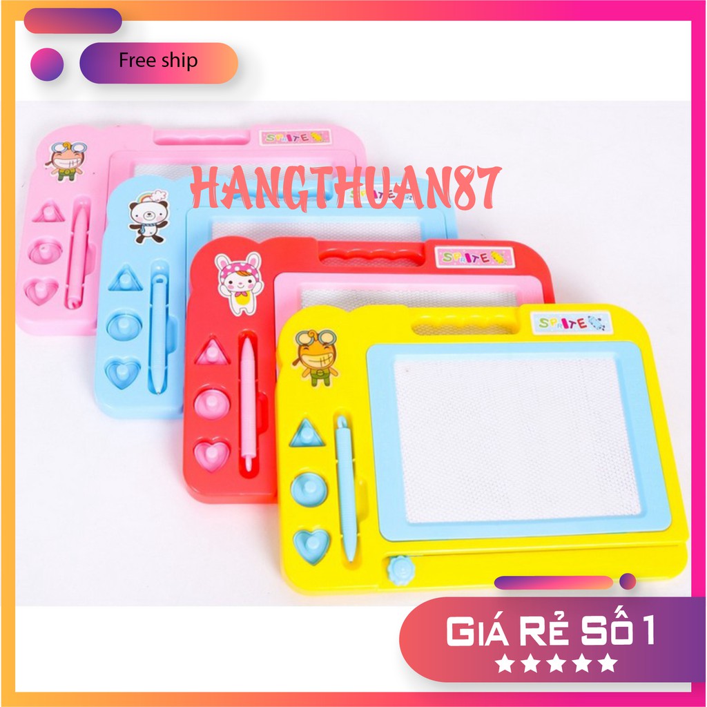 Freeship 50k Bảng từ tự xoá loại bé ảnh thật