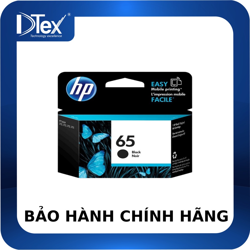 Mực in HP 65 Black Original Ink Cartridge (N9K02AA) - Hàng chính hãng