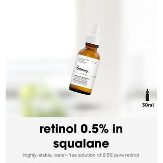 [CÓ BILL CAD] Tinh chất chống lão hóa The Ordinary Retinol 0.5% in Squalane