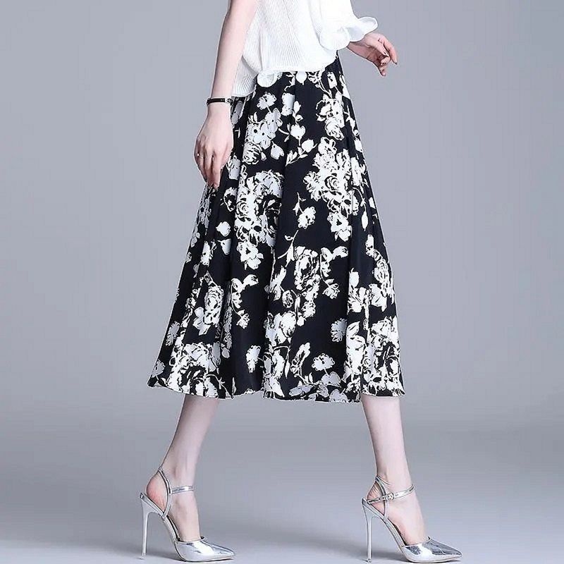 Chân Váy Chữ A Dáng Ôm Dài Vừa Vặn Với Dây Thun Co Giãn Cá Tính Thời Trang