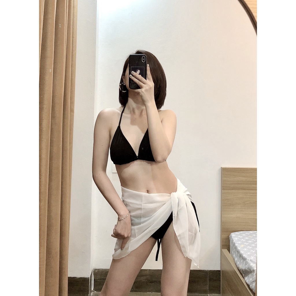 Khăn quấn hông đi biển, khăn buộc ngoài bikini kín đáo BIkini191