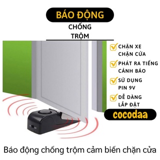 Thiết bị chống trộm - thiết bị chặn cửa, chặn nhà báo động trộm, âm thanh lớn 6549