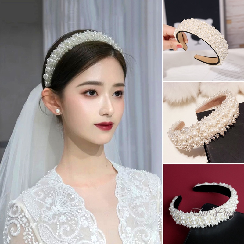 Cài tóc đính ngọc trai nhân tạo thời trang cho nữ