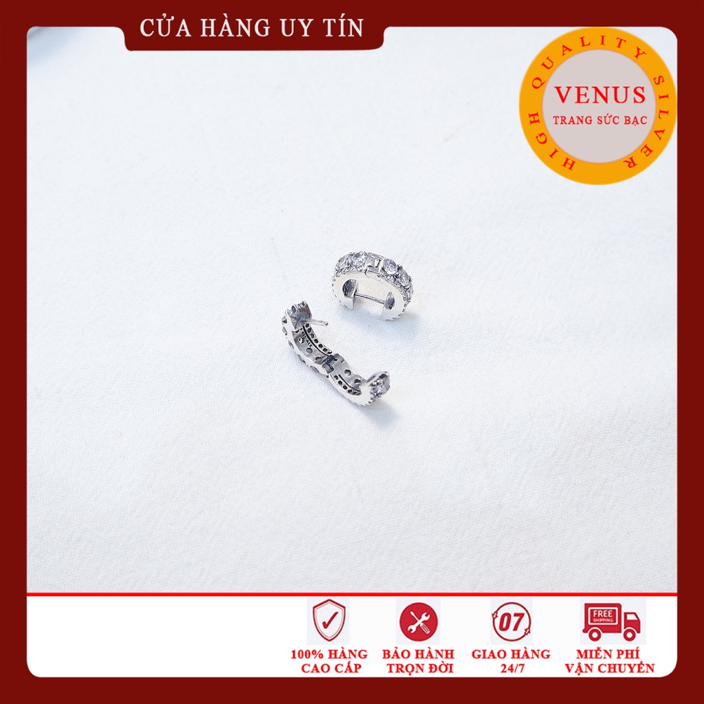 Bông tai bạc cao cấp S925 cao cấp- Mã sản phẩm VENUSB1