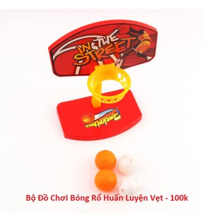 Bộ đồ chơi bóng rổ huấn luyện cho vẹt