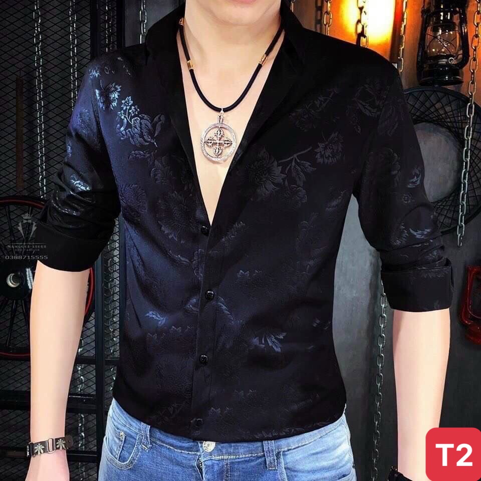 Áo sơ mi nam chất liệu cotton đẹp màu nâu xám họa tiết karo dài tay kiểu dáng hàn quốc ADO7 mẫu mới
