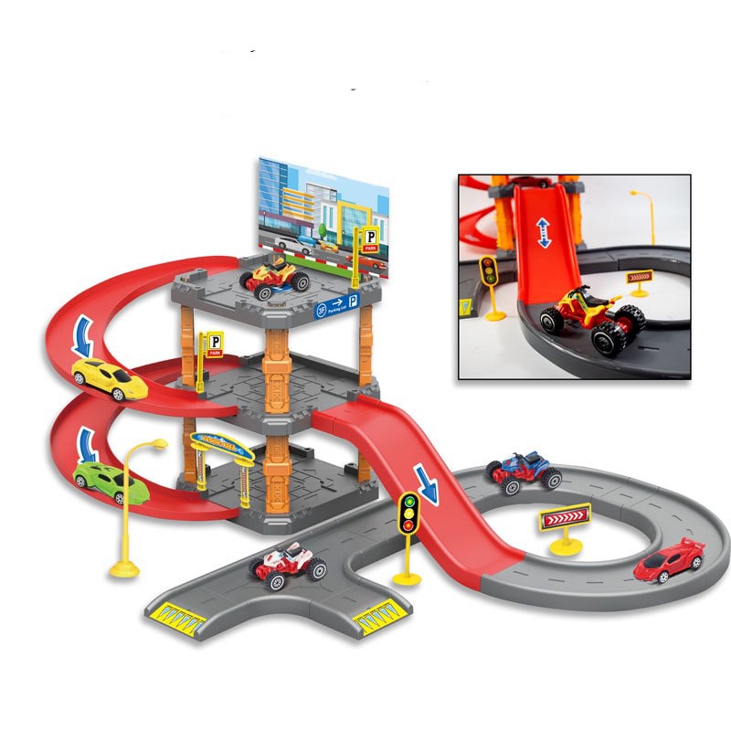 Bộ lắp ráp đường đua 48 chi tiết siêu bền chắc chắn quà tặng cho bé trẻ em