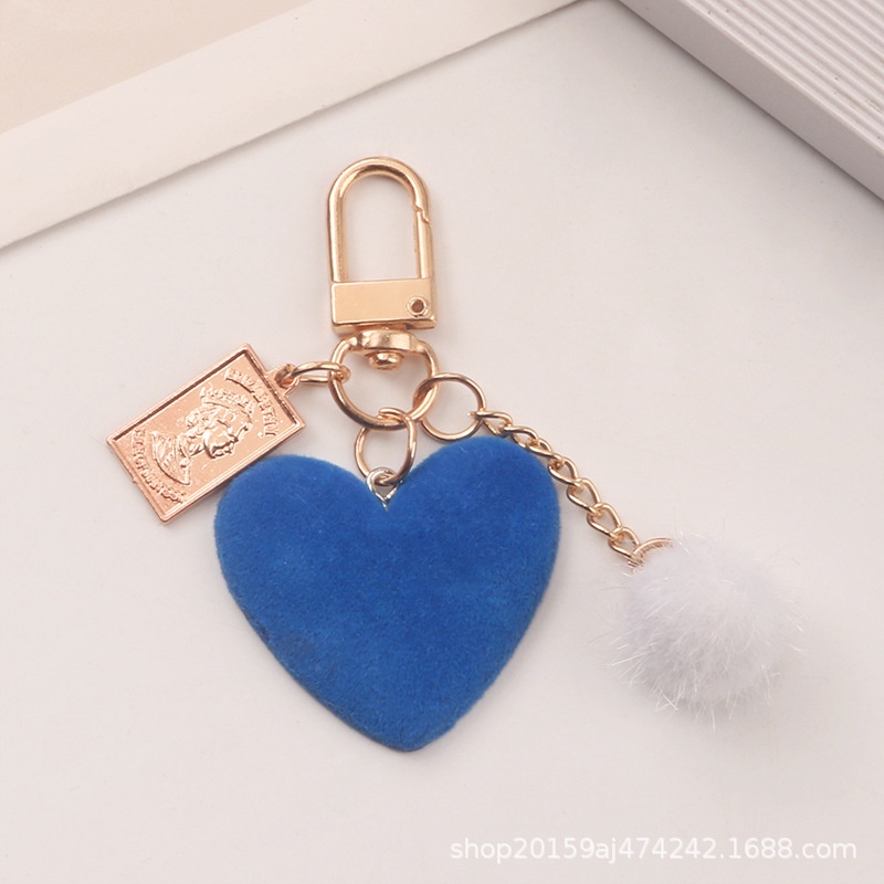 Mới Móc Khóa Hình Trái Tim Bằng Kim Loại Xinh Xắn