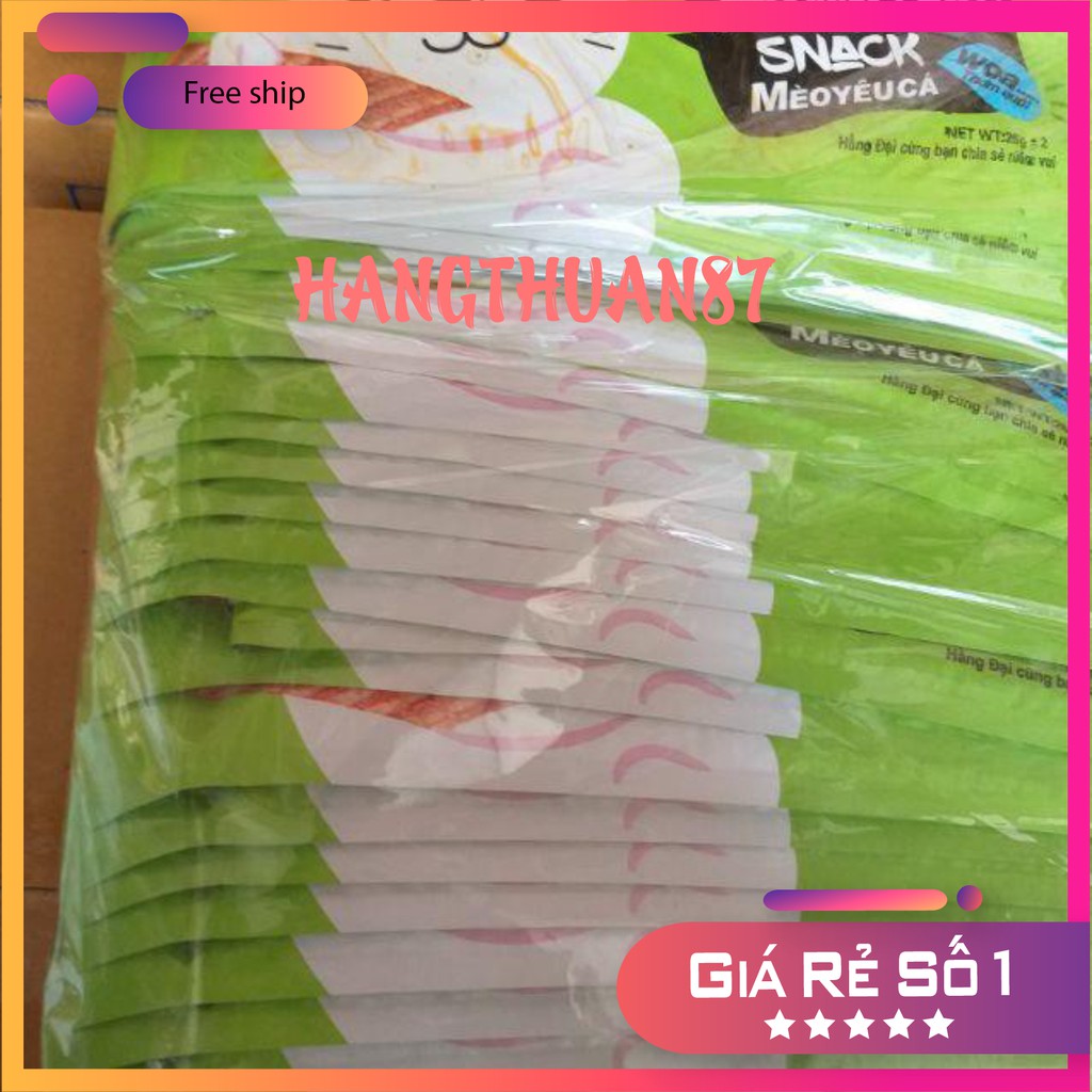 Freeship 50k Bịch 30 gói mèo yêu cá