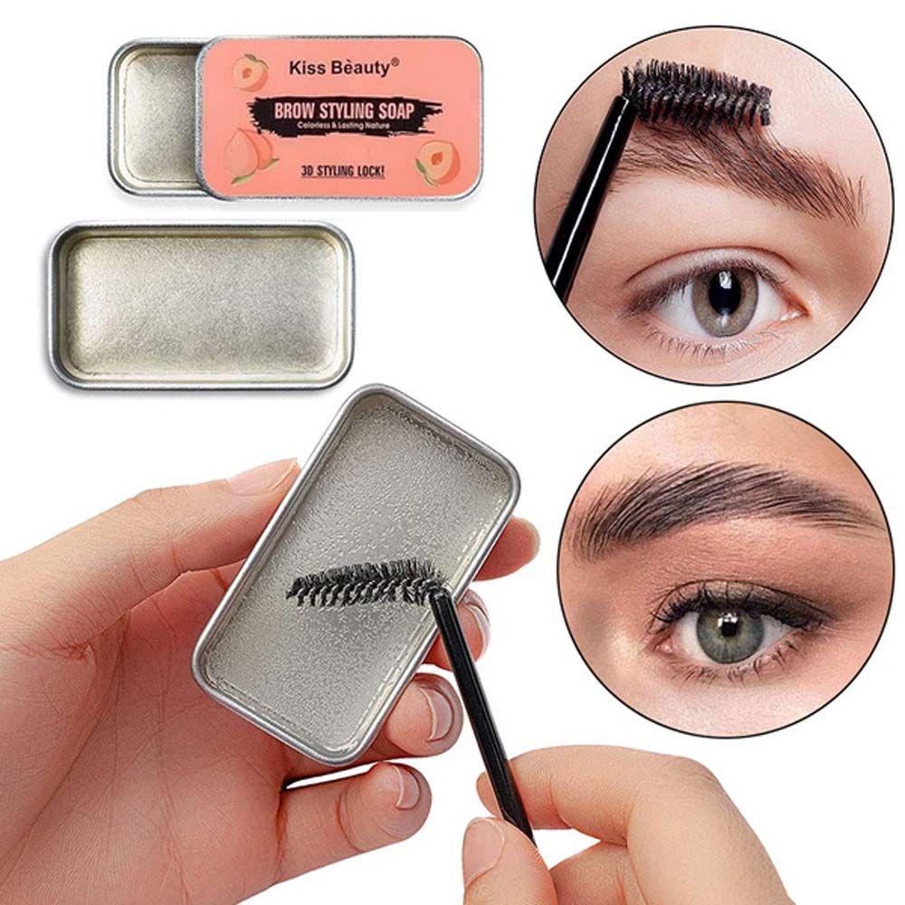 Gel Tạo Kiểu Lông Mày Kháng Nước Dễ Sử Dụng Kèm Xà Phòng