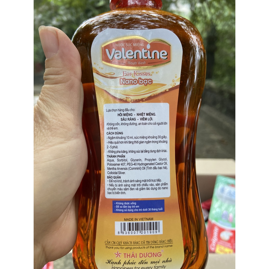 NƯỚC SÚC MIỆNG VALENTINE 500ML