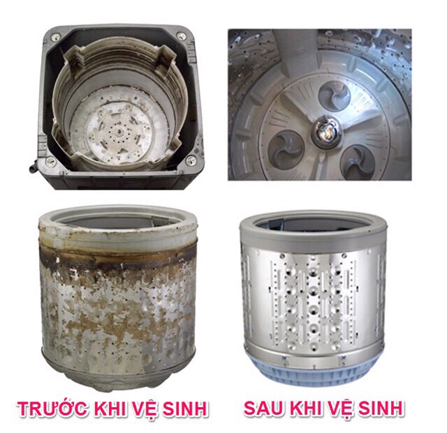 Gói tẩy lồng máy giặt