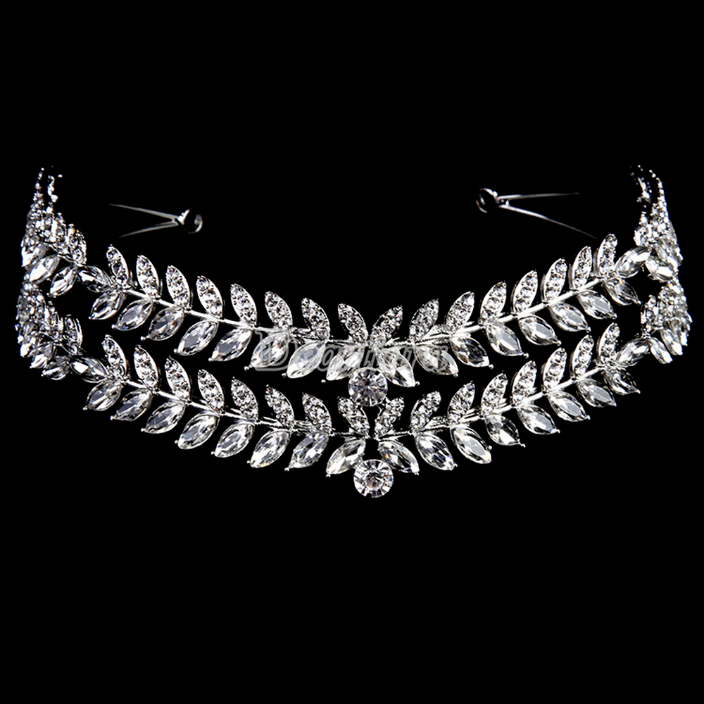 Vương miện đính đá thời trang sang trọng quý phái dành cho cô dâu