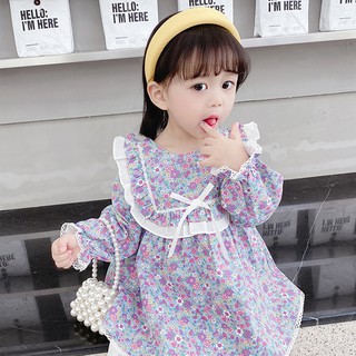 Váy thu đông tiểu thư cho bé gái