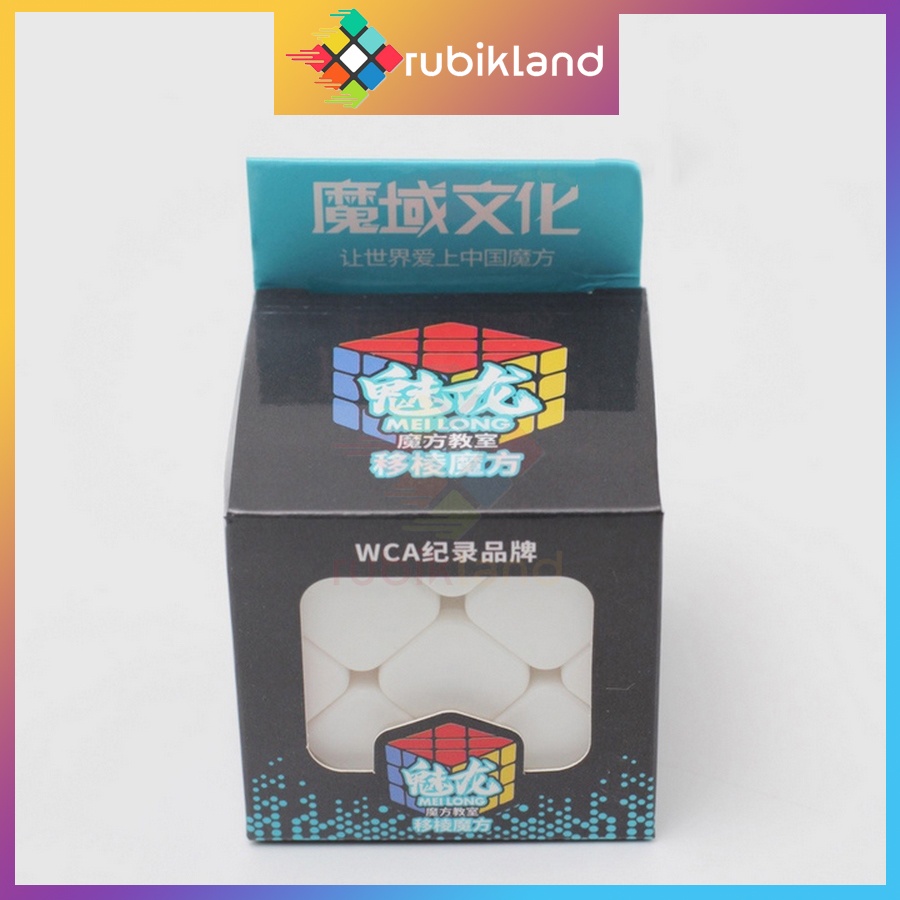 Rubik MoYu Fisher Cube Stickerless MeiLong Rubic Stickerless Biến Thể Không Viền Đồ Chơi Trí Tuệ