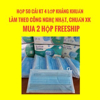 Khẩu trang y tế 4 lớp cao cấp Katoji