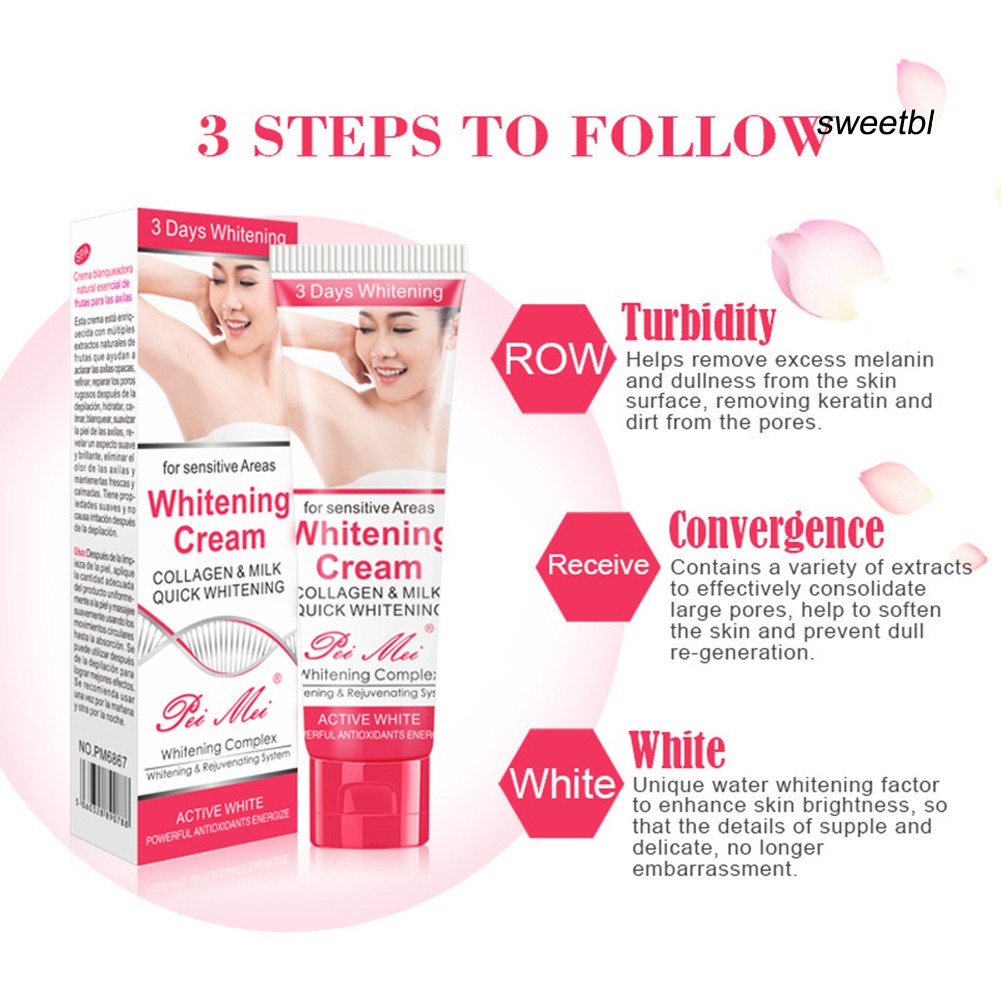 Kem Làm Trắng Vùng Da Dưới Cánh Tay / Đầu Gối / Cùi Chỏ Và Vùng Nhạy Cảm