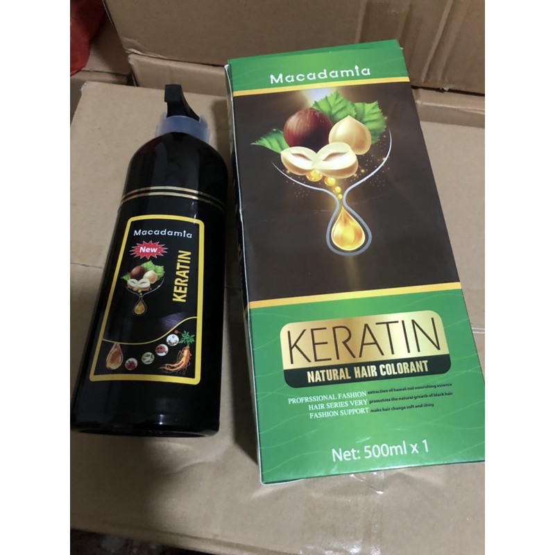 DẦU GỘI PHỦ BẠC MACADAMIA NÂU/ĐEN HIỆU QUẢ NGAY LÀN ĐẦU TIÊN
