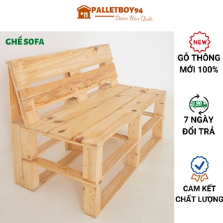 Ghế tựa nghiêng, Ghế sofa pallet, Size 120x40x30cm