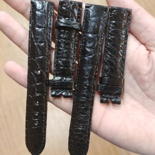 Dây đồng hồ da cá sấu thật 100% handmade
