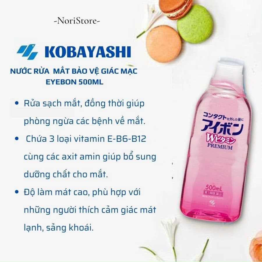 Nước rửa mắt Eyebon W Vitamin Nhật Bản