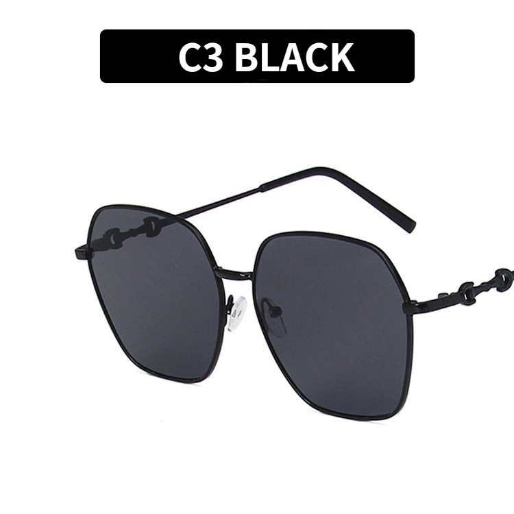 Kính mát gọng kim loại chống tia UV400 thời trang cho nữ