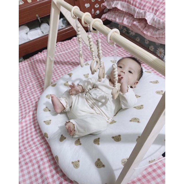 [ YÊU THÍCH ] Kệ chữ A cho bé - kệ treo đồ chơi cho bé - Đồ chơi vận động cho bé sơ sinh
