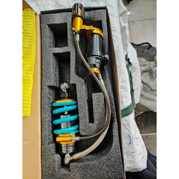 Phuộc Nitron 2 bình dầu áp suất lắpExciter135 Exciter150 Ex155 Ex2010 xoay 360