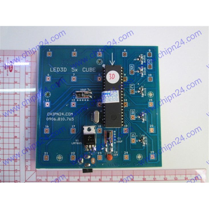MẠCH LED 3D CUBE 5x5x5