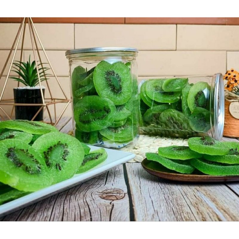 Kiwi sấy dẻo nhập khẩu thái lan nguyên thùng tách hũ 300g bán lẻ