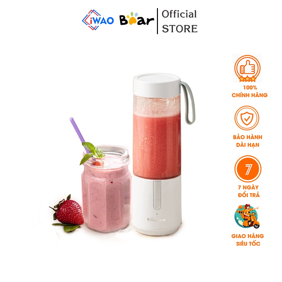 Máy Xay Sinh Tố Cầm Tay Bear BL-B35V1 350ML - Bảo Hành 18 Tháng