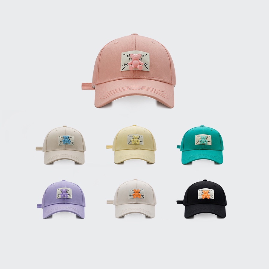 Mũ lưỡi trai chống nắng màu sắc tươi sáng phong cách Hàn Quốc thời trang mùa hè cho nữ