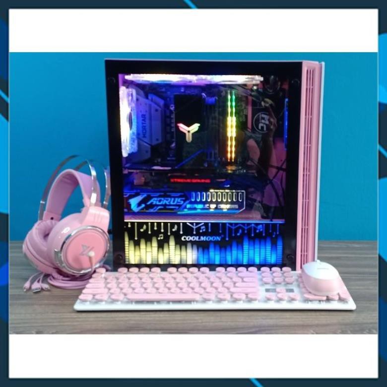 [Xả lỗ] Máy Bộ Gaming cấu hình khủng i9-9900|ram8g tản led|ssd120g|main motar |nguồn 500