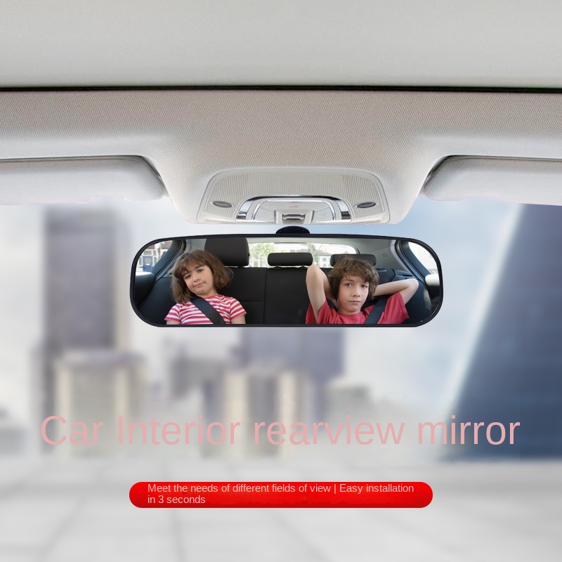 Gương Chiếu Hậu Góc Rộng Có Giác Hút Trang Trí Nội Thất Xe Hơi / Máy Bay / Gương Chiếu Hậu