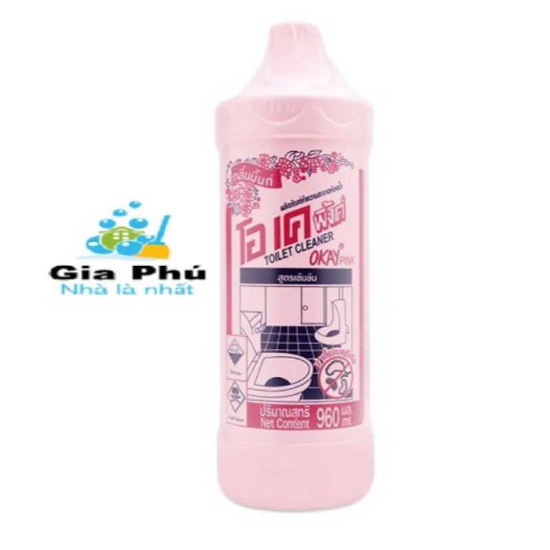 Combo 6 chai tẩy toilet G_Okay ,bồn cầu Thái Lan 960ml