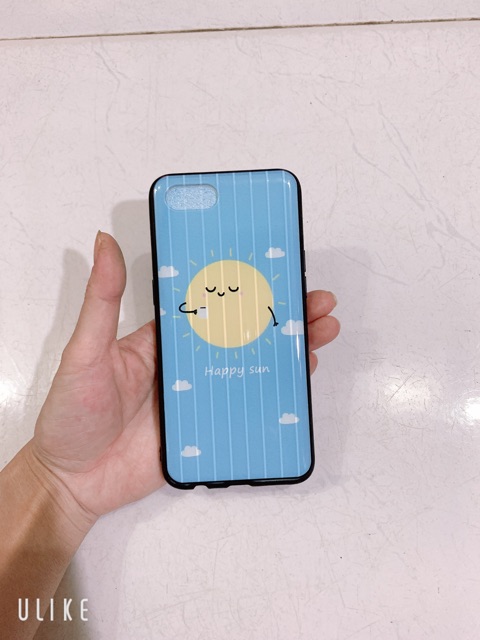 Ốp oppo A1K Hình mặt trăng vàng