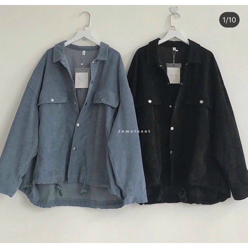 [Mã FASHIONTT20 giảm 20% TỐI ĐA 30K đơn 120K] Áo khoác kaki kiểu sơ mi, áo khoác nhẹ nam nữ vải nhung cao cấp | BigBuy360 - bigbuy360.vn