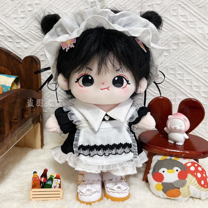 Spot cotton doll no attribute 20cm cm baby dress maid skirt doll change dress