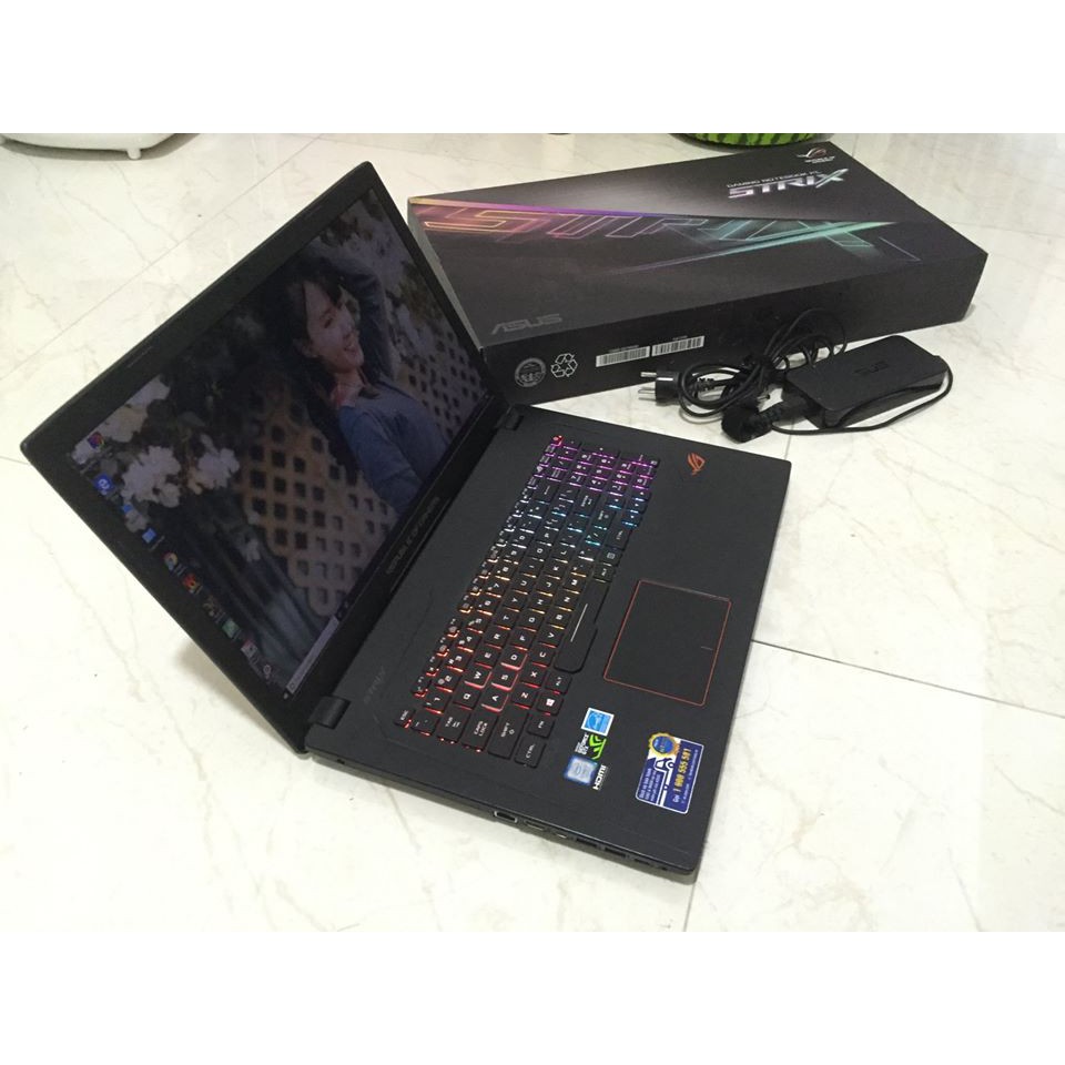 Máy Tính ASUS ROG Strix GL753VE (Core I7-7700HQ 8CPU, Ram 8GB, HDD 1TB, VGA GeForce GTX 1050Ti 4GB) | BigBuy360 - bigbuy360.vn