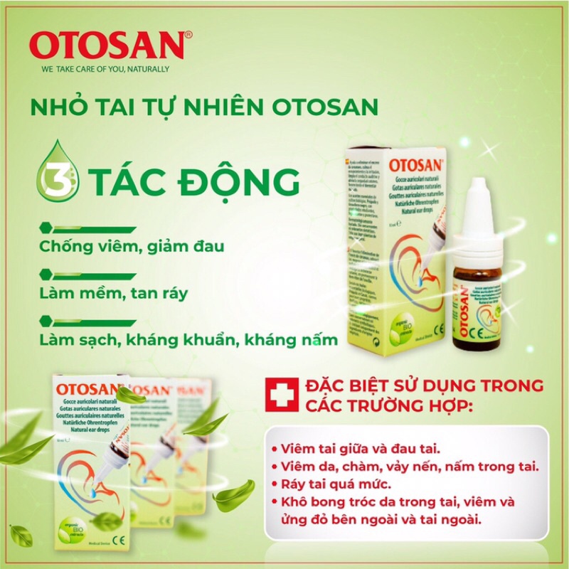Mua  OTOSAN EAR DROPS, 10 ml, Dung dịch nhỏ tai chống viêm
