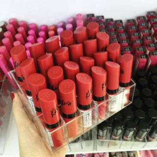 Khay Đựng Son , Mỹ Phẩm 24 Ô Nhựa Trong Suốt